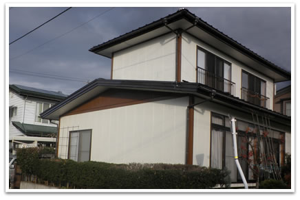 住宅　外壁塗装、塗り替え施工実績例