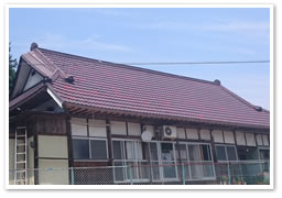 住宅　屋根塗装、塗り替え施工実績例